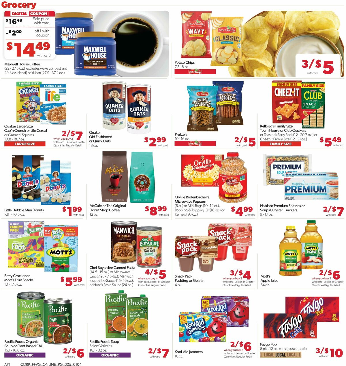 Family Fare Weekly Ad from January 4