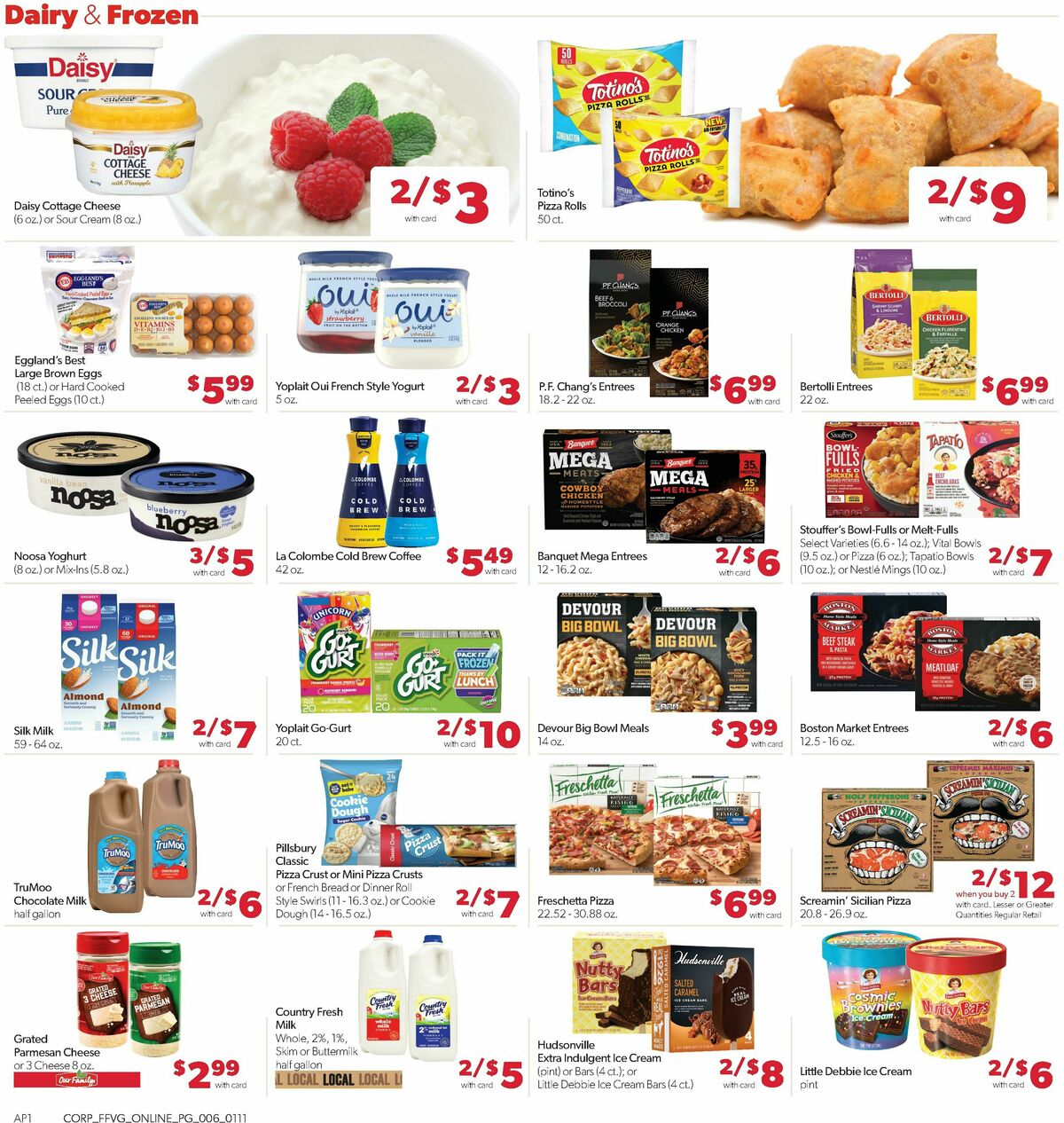 Family Fare Weekly Ad from January 11