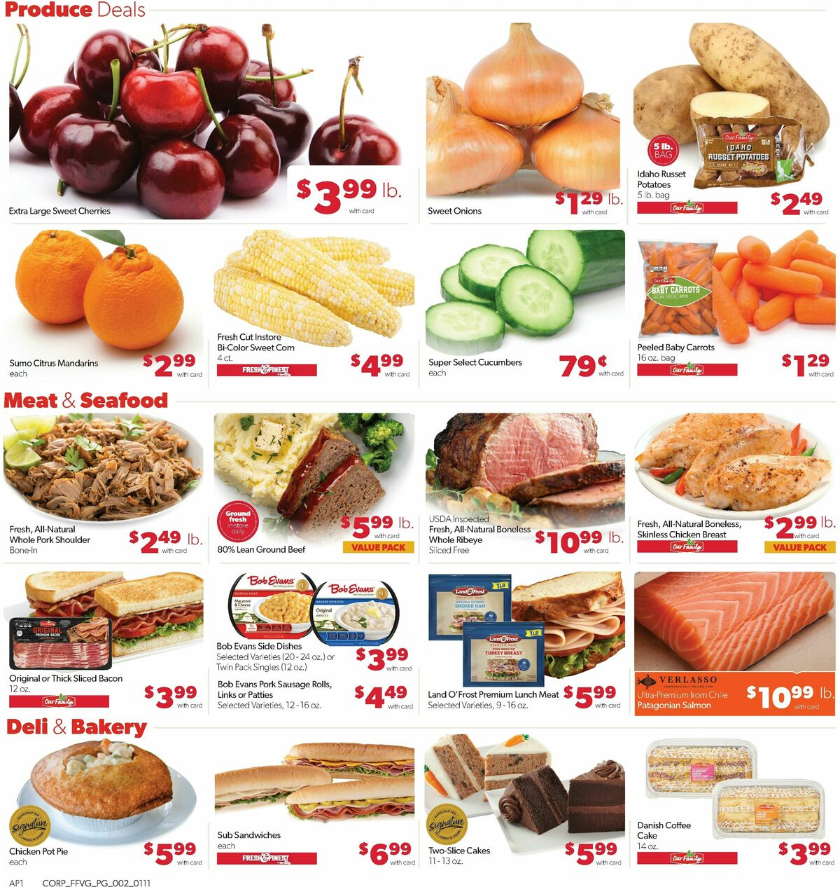 Family Fare Weekly Ad from January 11