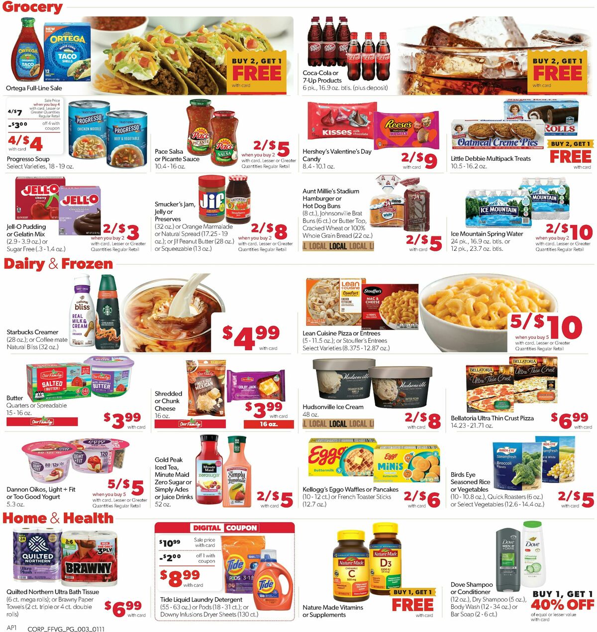Family Fare Weekly Ad from January 11