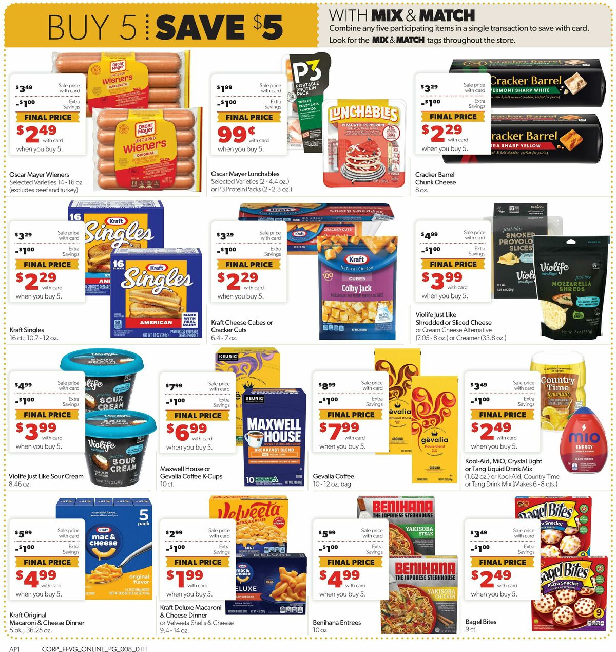 Family Fare Weekly Ad from January 11