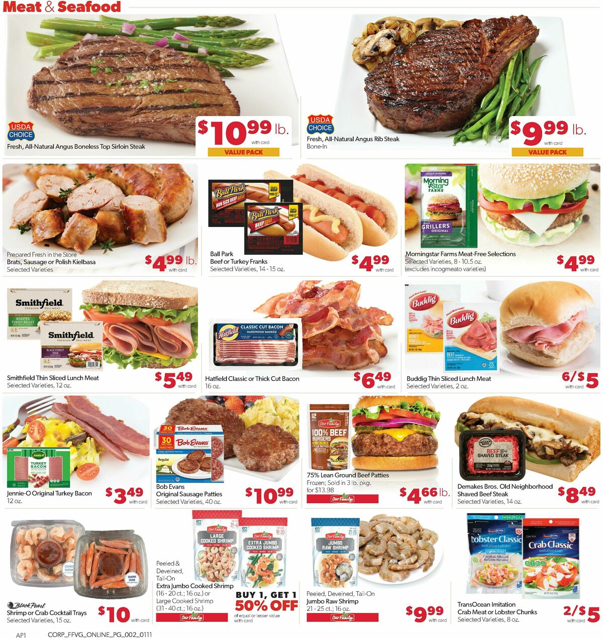 Family Fare Weekly Ad from January 11