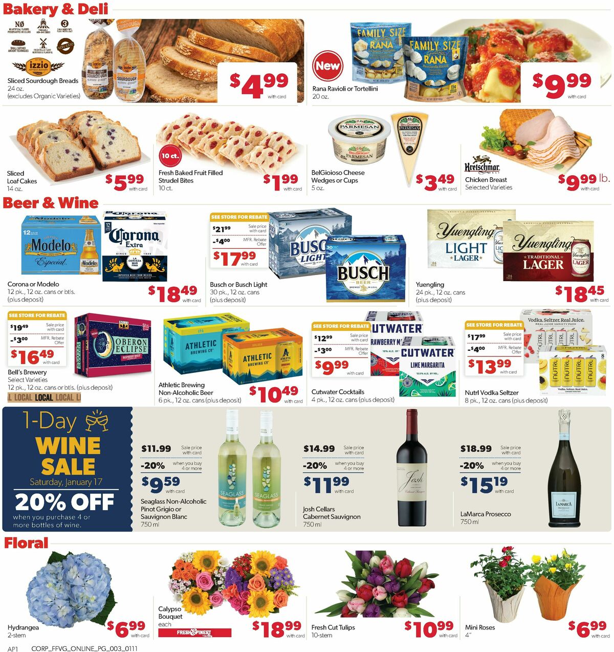 Family Fare Weekly Ad from January 11