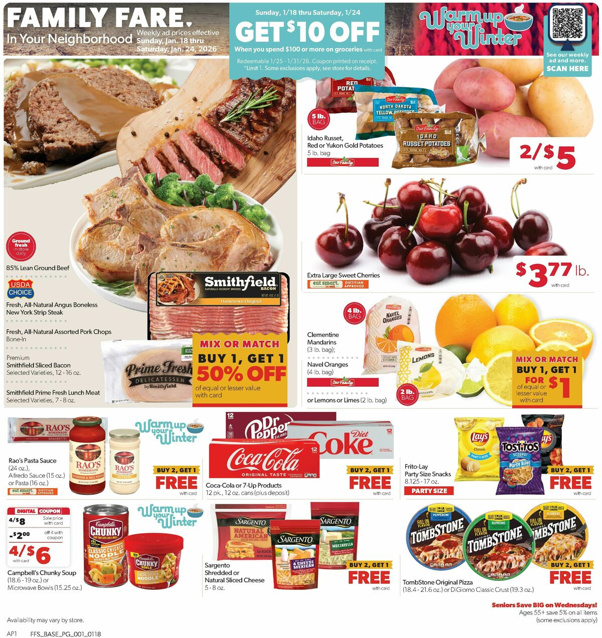 Family Fare Weekly Ad from January 18
