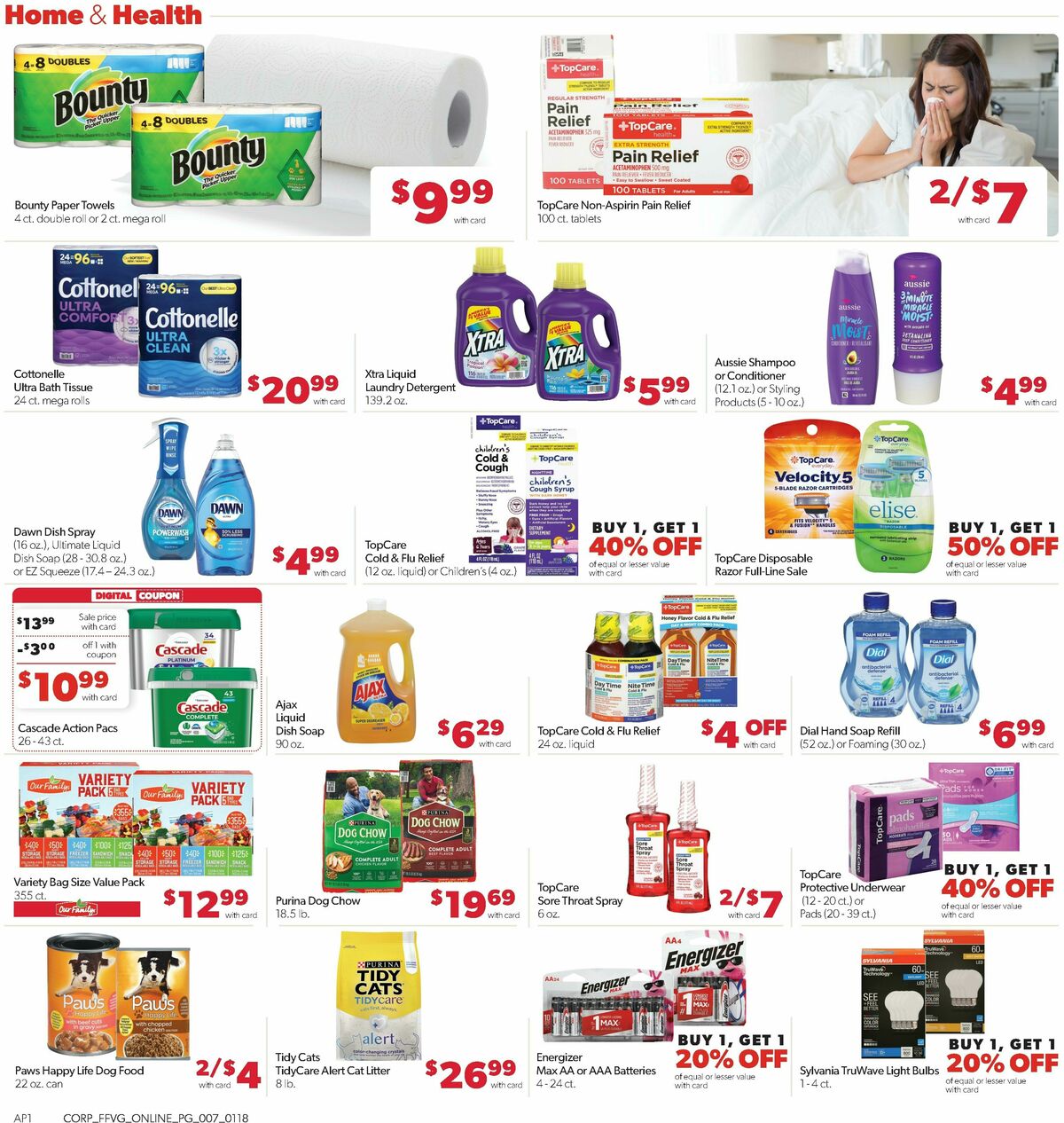 Family Fare Weekly Ad from January 18