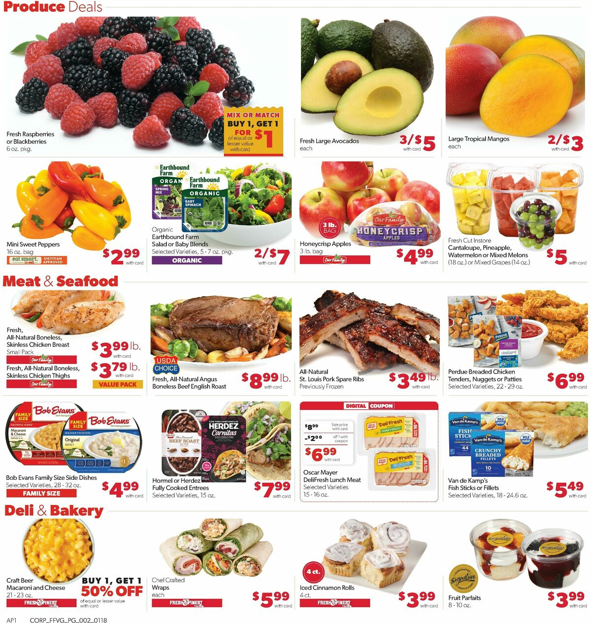 Family Fare Weekly Ad from January 18