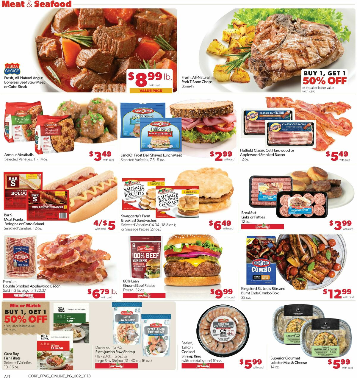 Family Fare Weekly Ad from January 18