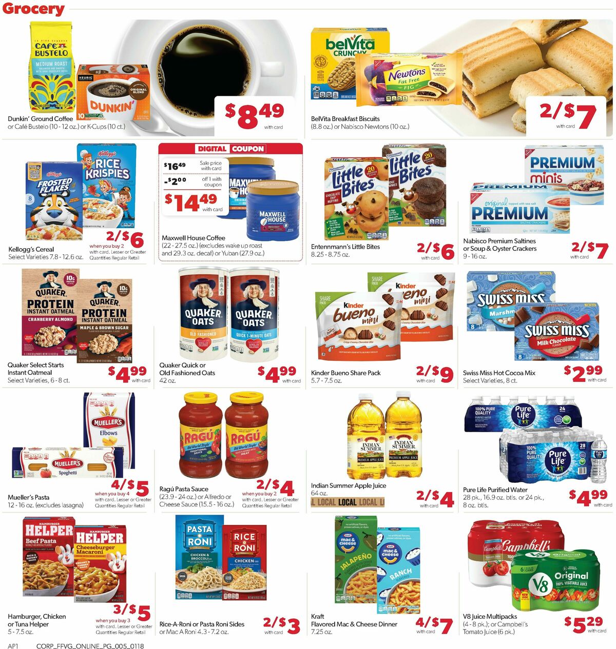 Family Fare Weekly Ad from January 18