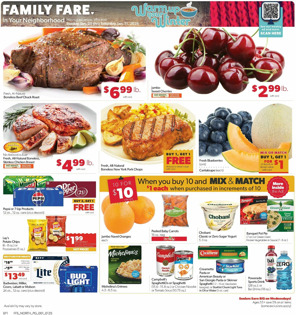 Family Fare Weekly Ad from January 25
