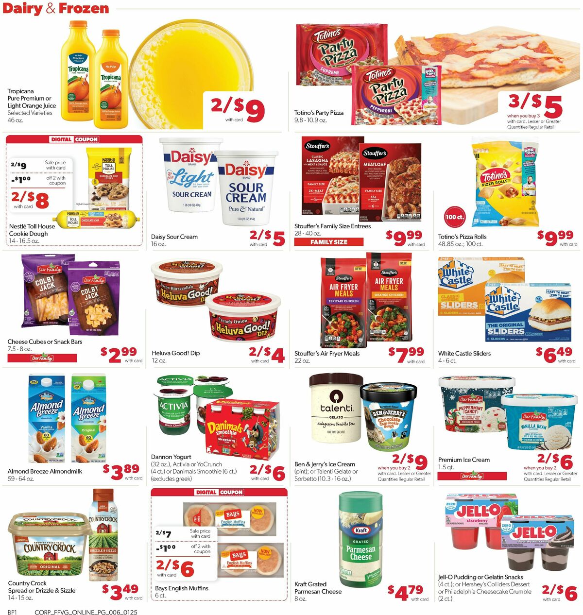 Family Fare Weekly Ad from January 25