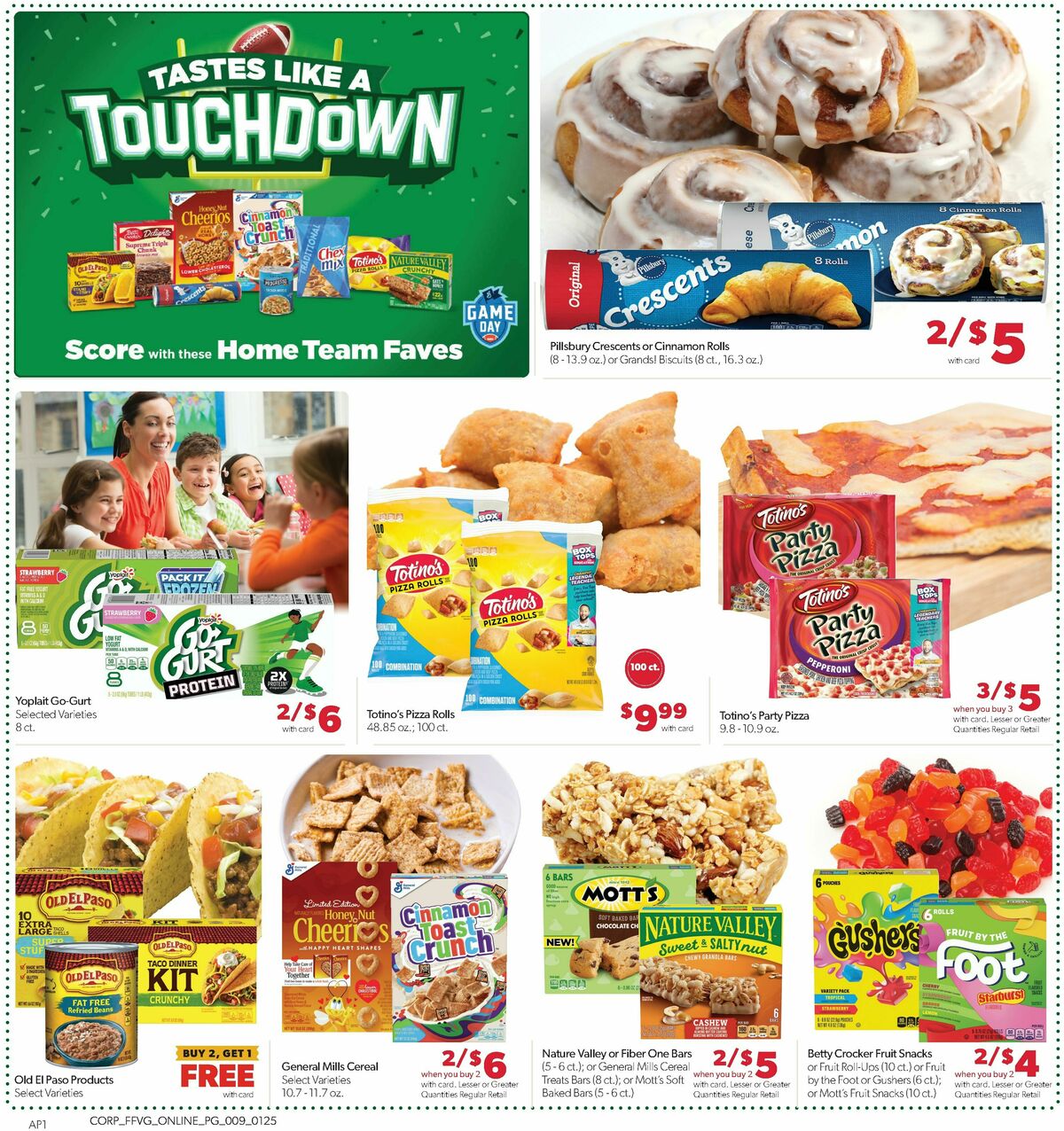 Family Fare Weekly Ad from January 25