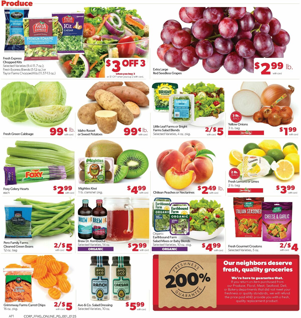 Family Fare Weekly Ad from January 25