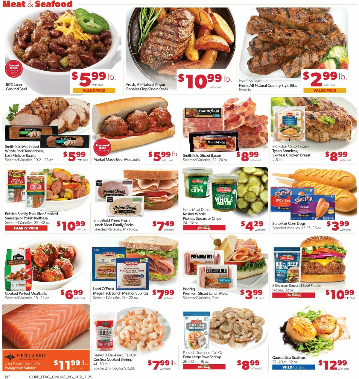 Family Fare Weekly Ad from January 25