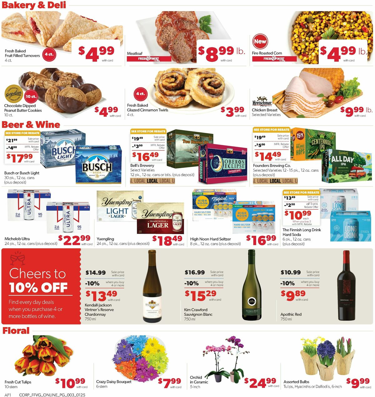 Family Fare Weekly Ad from January 25
