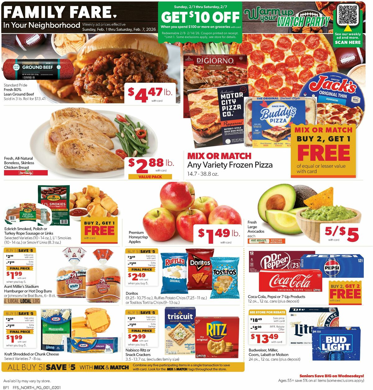 Family Fare Weekly Ad from February 1
