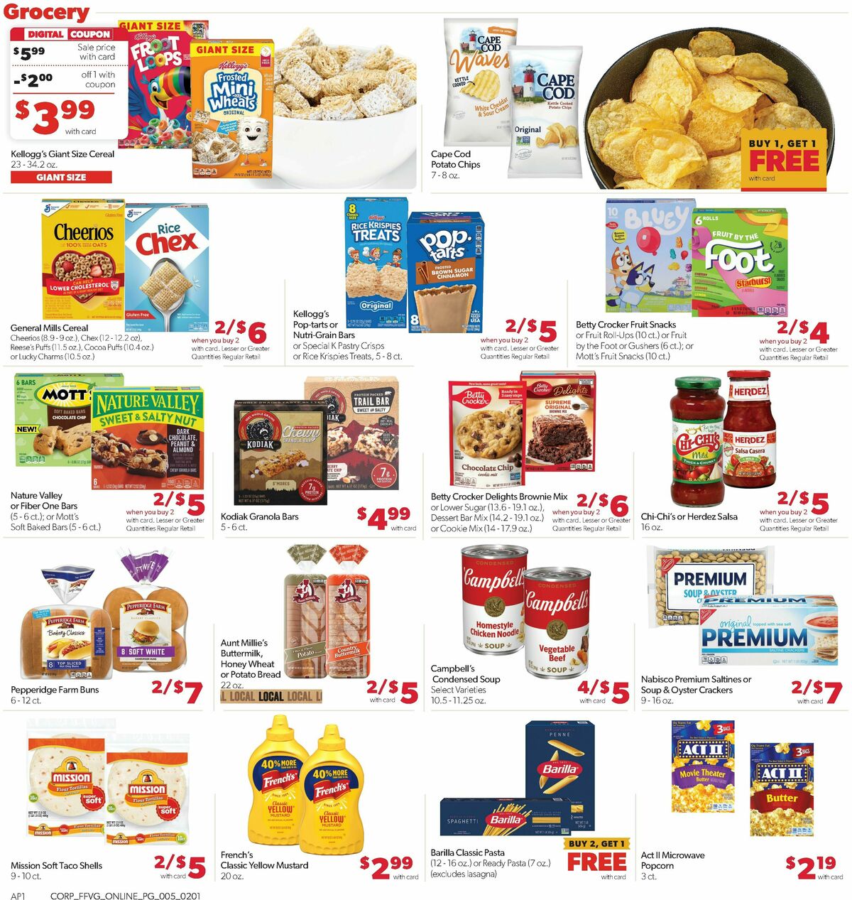 Family Fare Weekly Ad from February 1