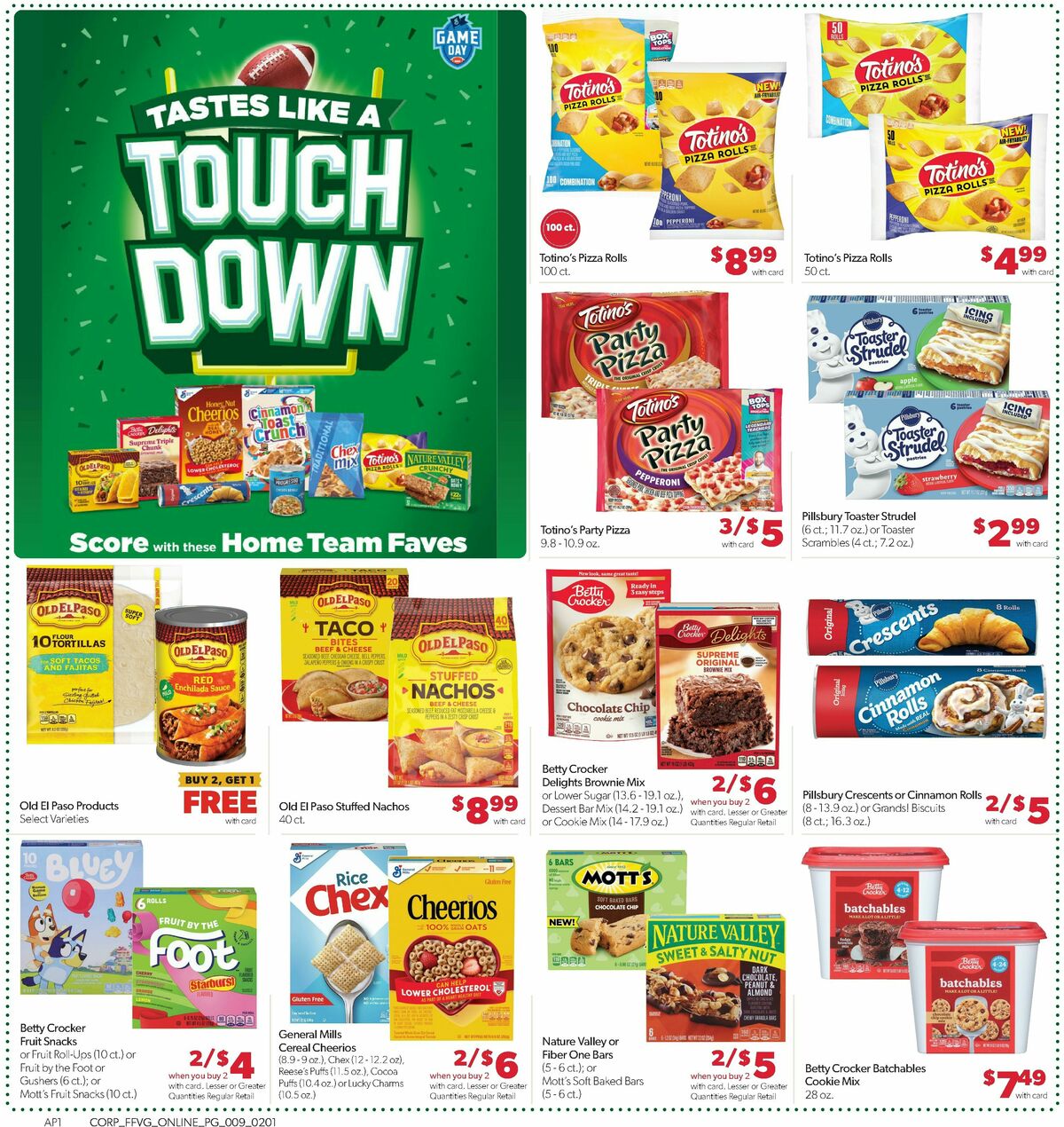Family Fare Weekly Ad from February 1