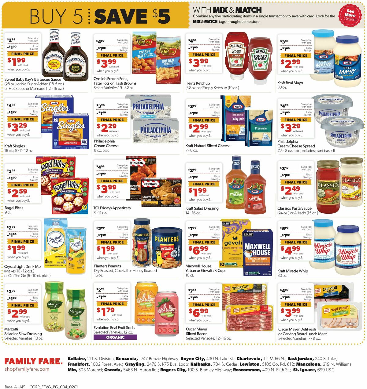 Family Fare Weekly Ad from February 1
