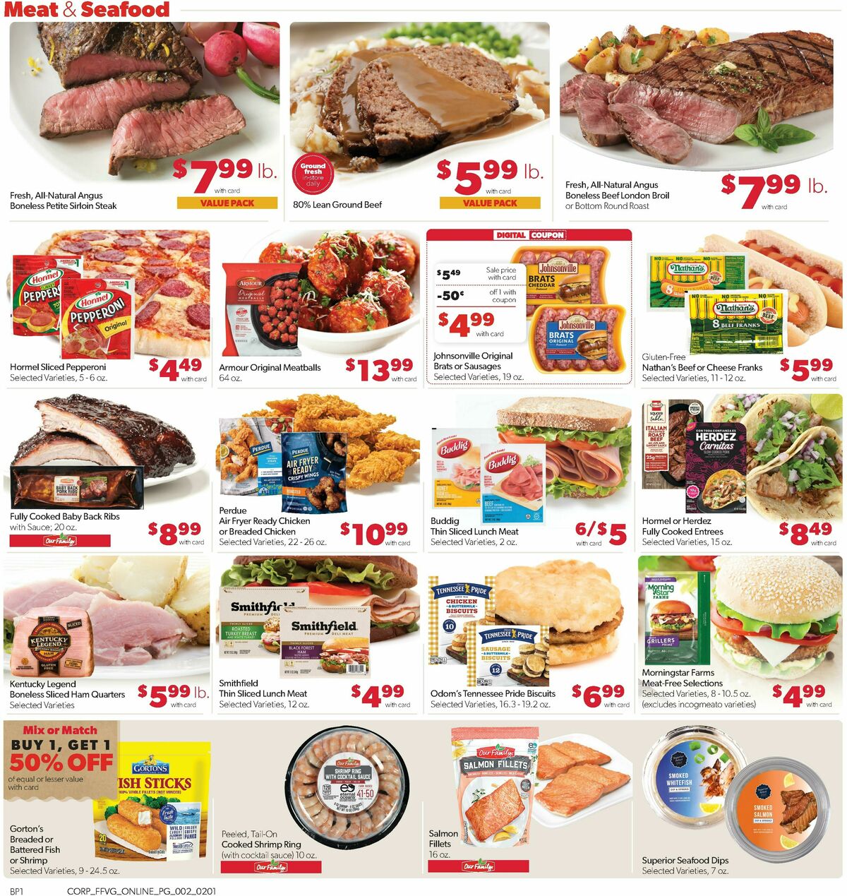 Family Fare Weekly Ad from February 1