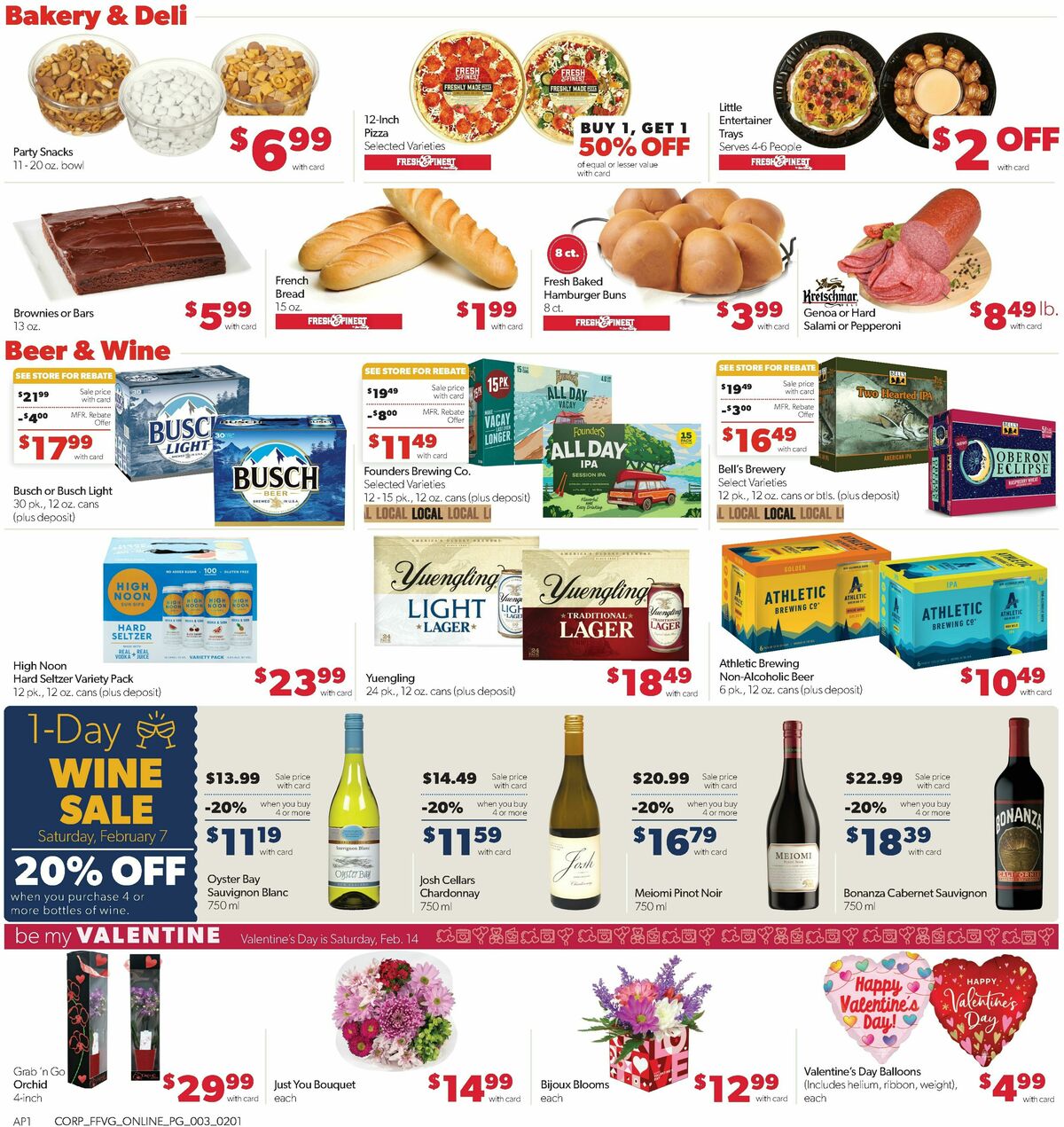 Family Fare Weekly Ad from February 1