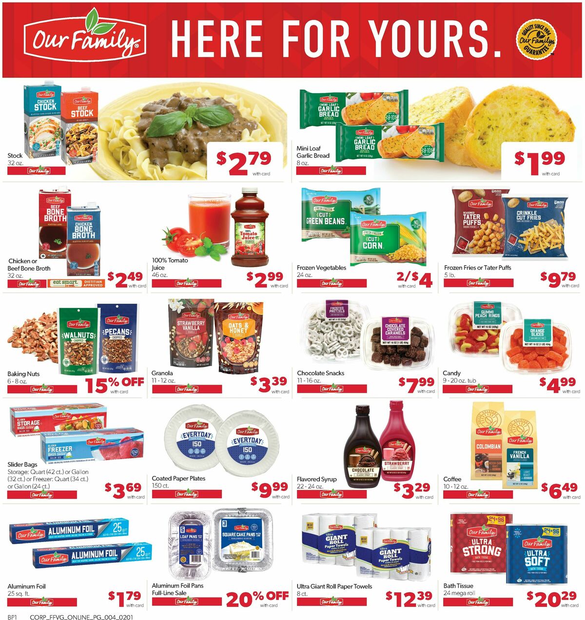 Family Fare Weekly Ad from February 1
