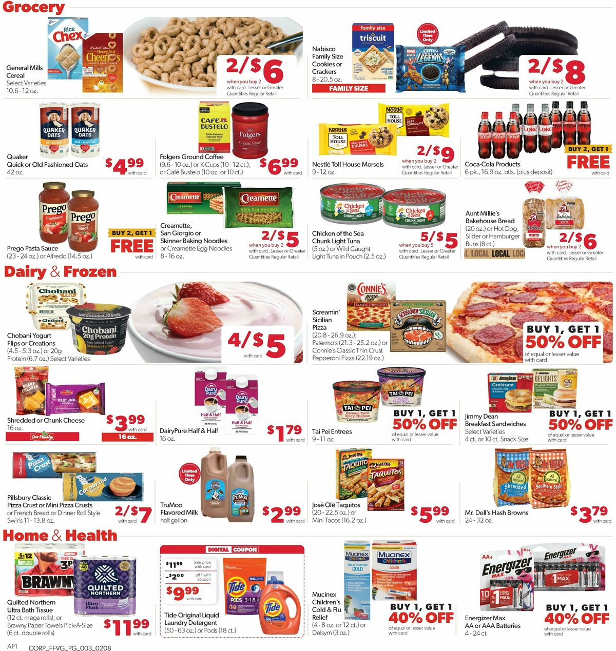 Family Fare Weekly Ad from February 8