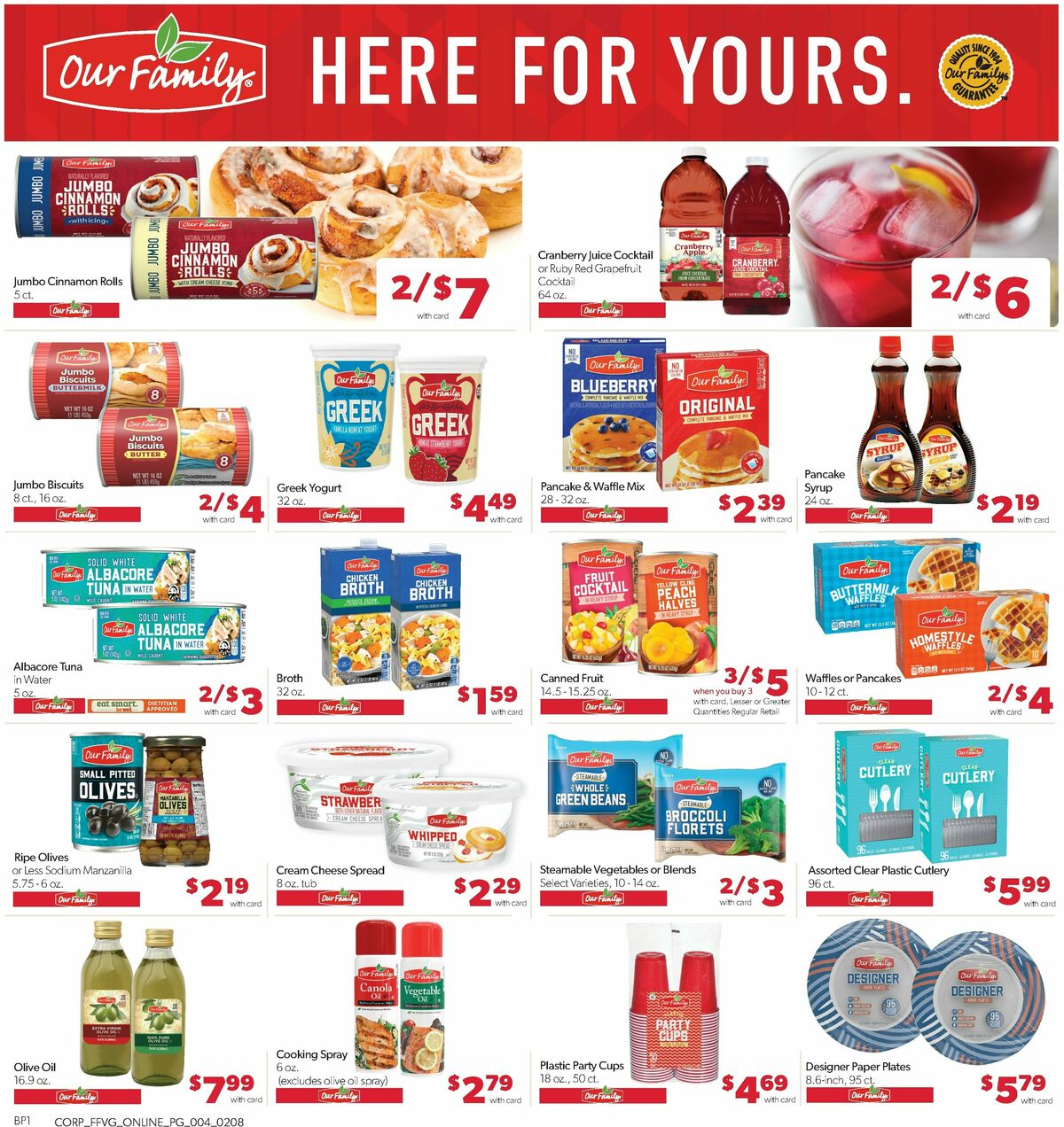 Family Fare Weekly Ad from February 8