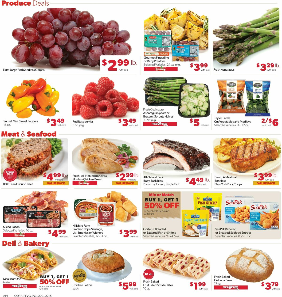 Family Fare Weekly Ad from February 15