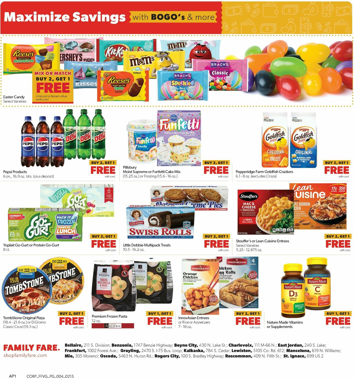 Family Fare Weekly Ad from February 15