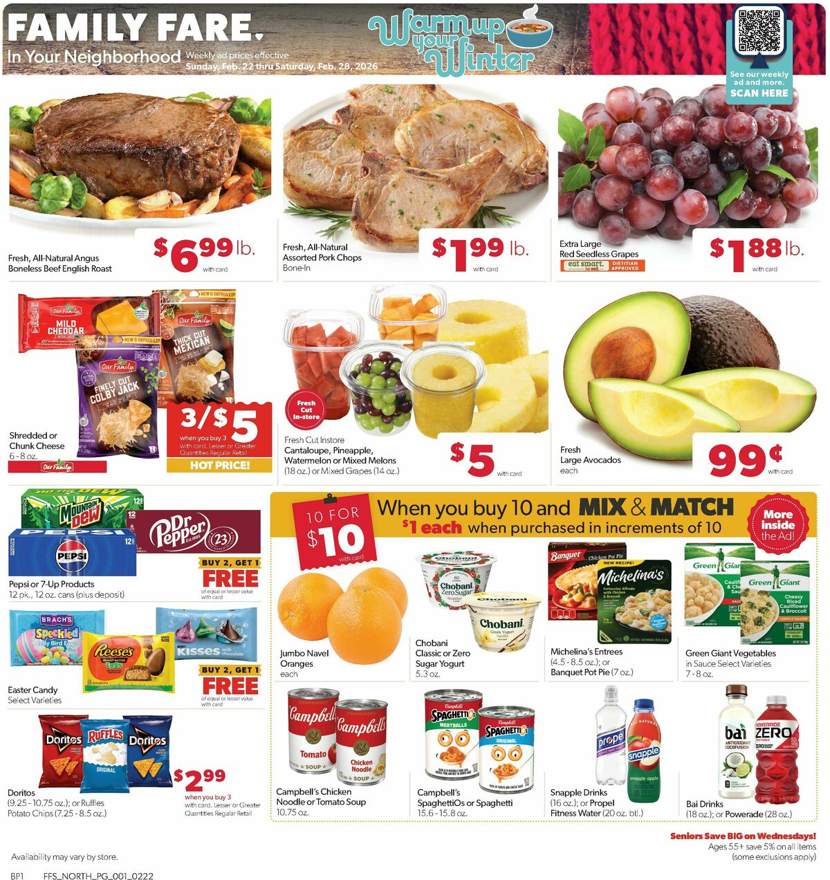 Family Fare Weekly Ad from February 22