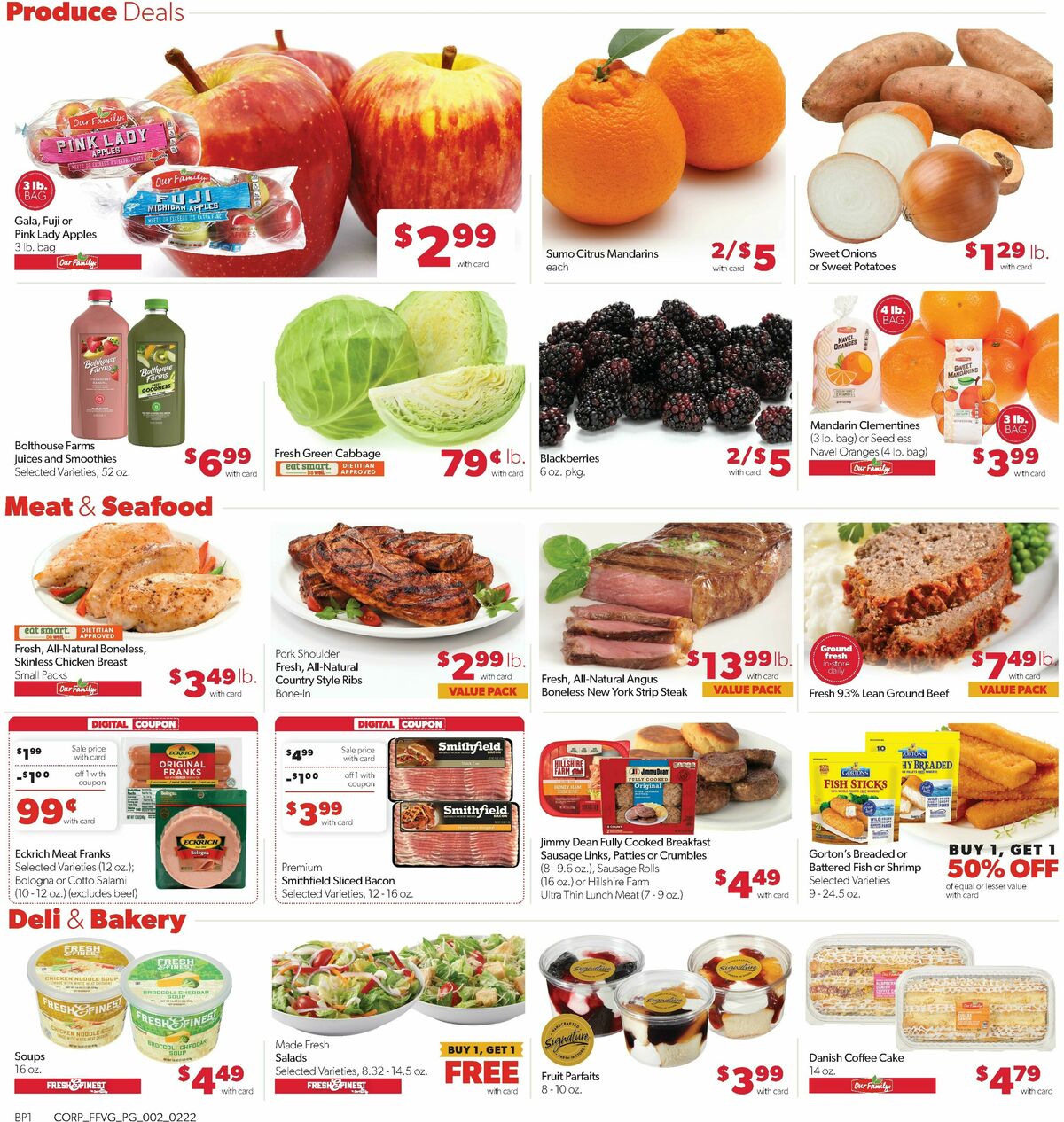 Family Fare Weekly Ad from February 22