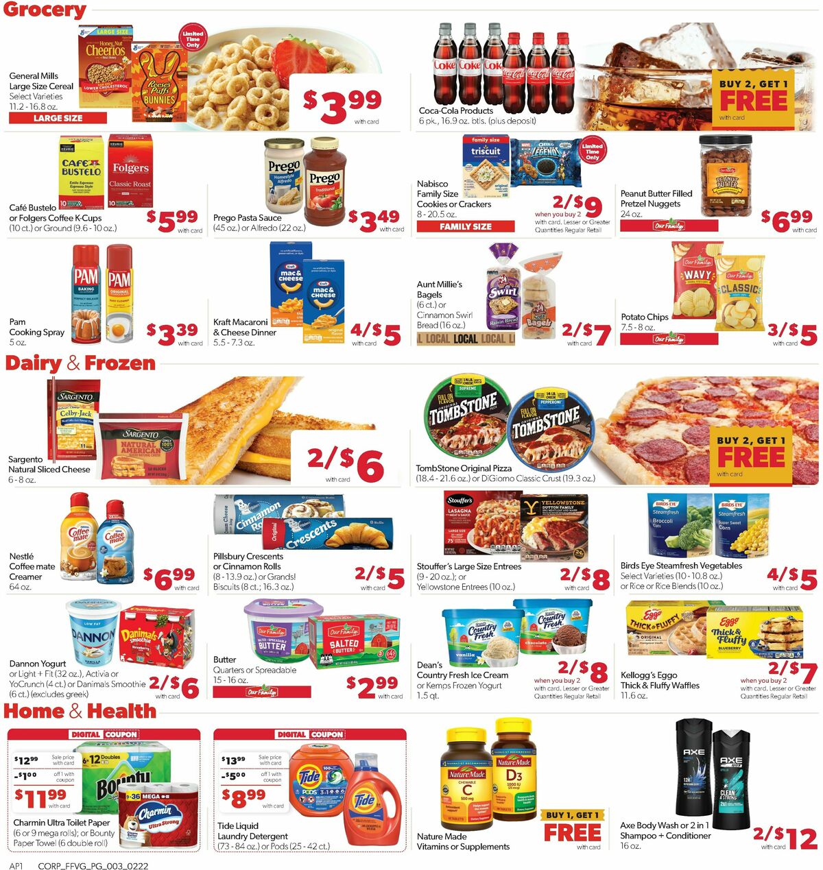 Family Fare Weekly Ad from February 22
