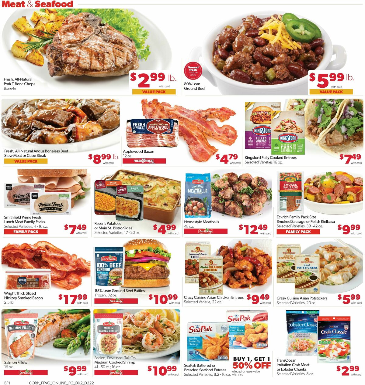 Family Fare Weekly Ad from February 22