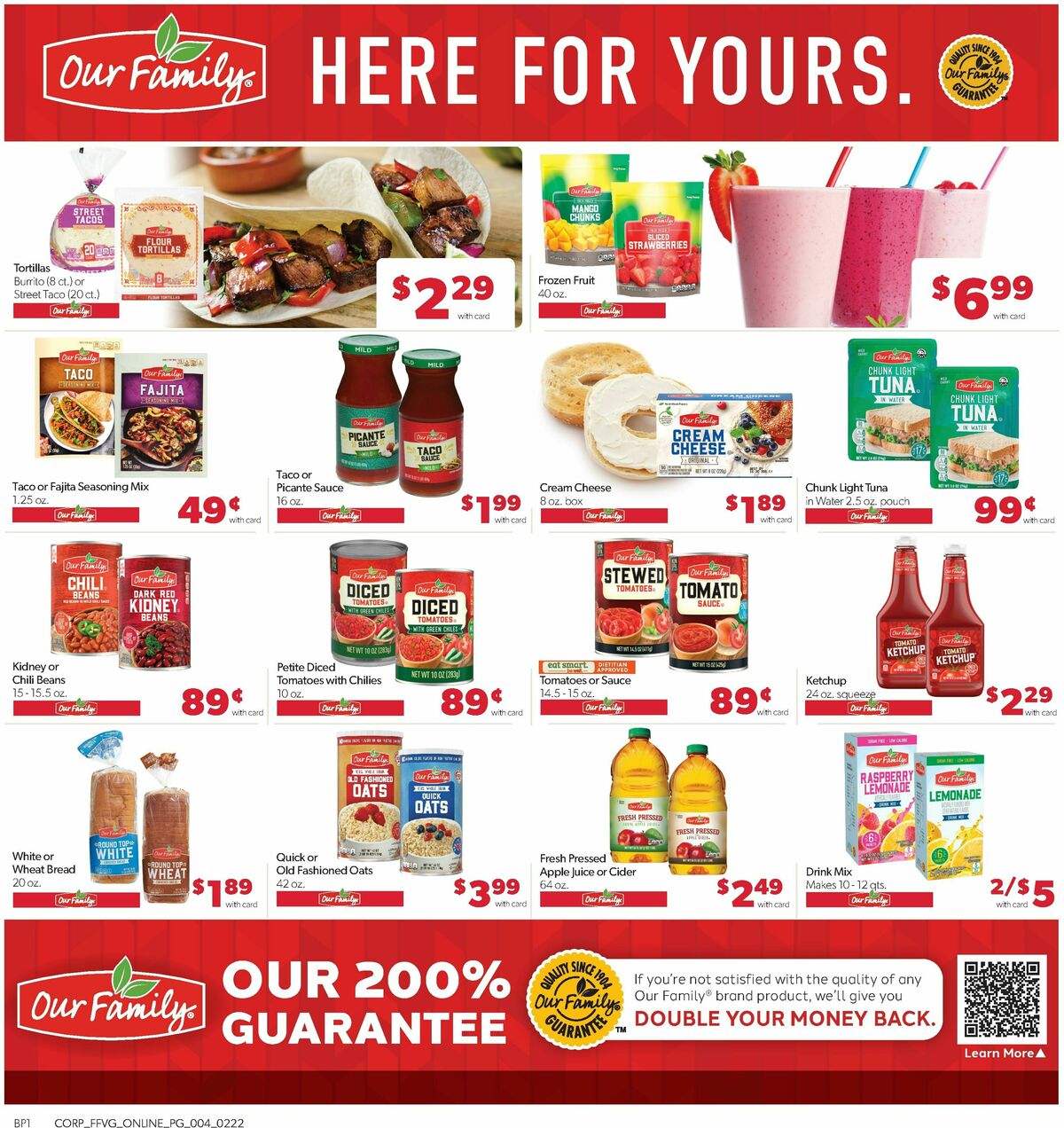 Family Fare Weekly Ad from February 22