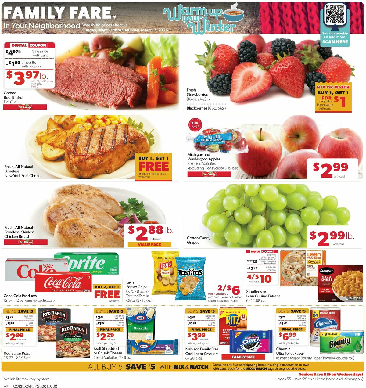 Family Fare Weekly Ad from March 1