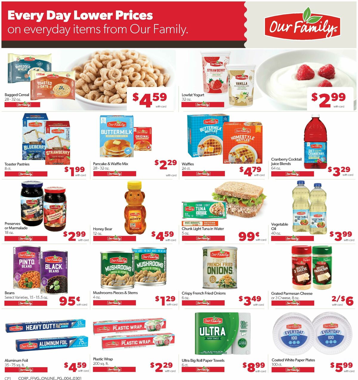 Family Fare Weekly Ad from March 1