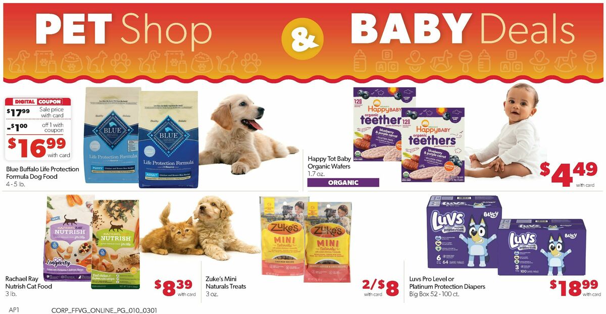 Family Fare Weekly Ad from March 1
