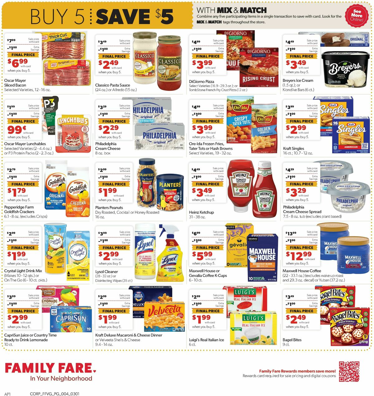 Family Fare Weekly Ad from March 1