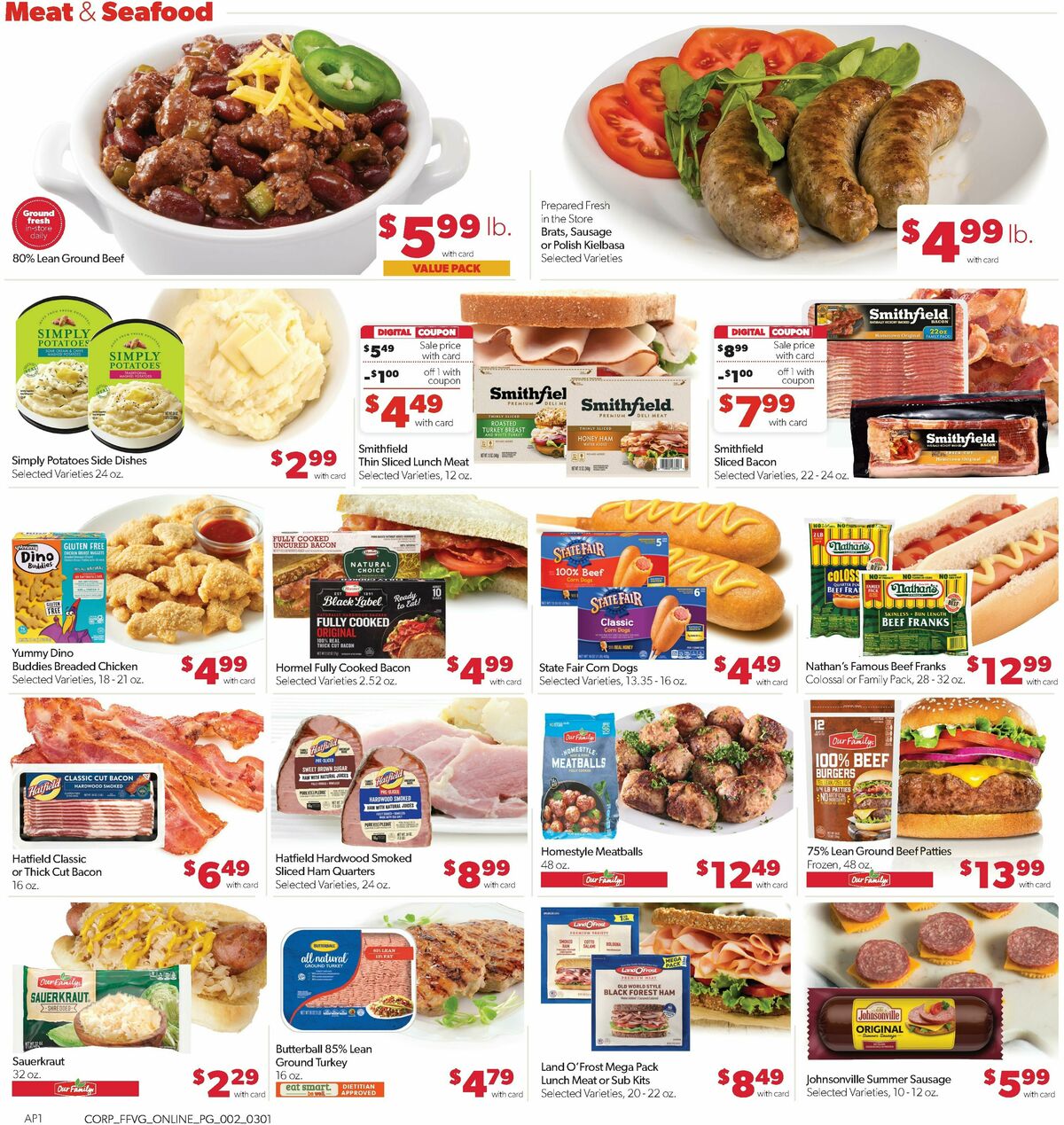Family Fare Weekly Ad from March 1