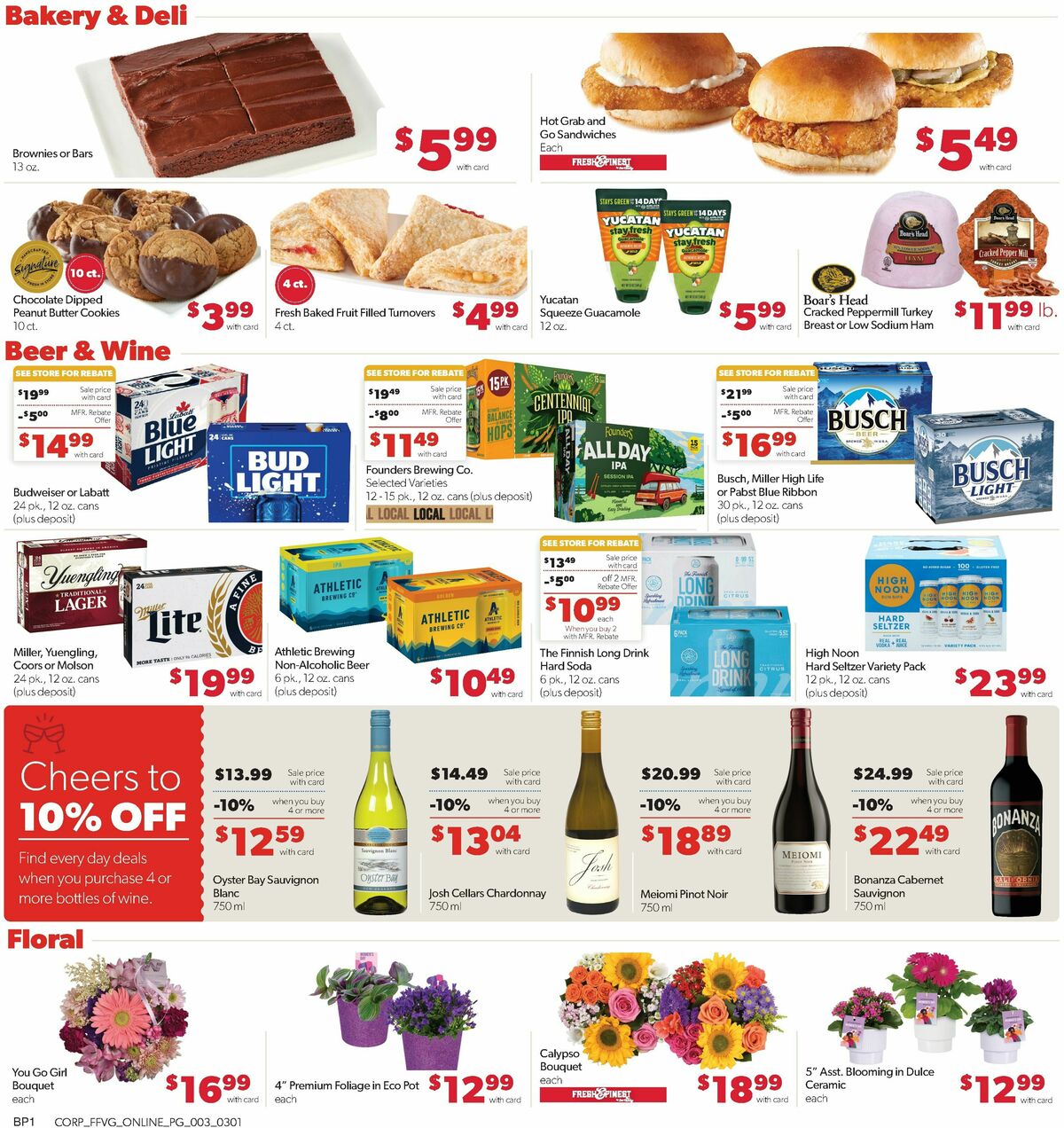 Family Fare Weekly Ad from March 1