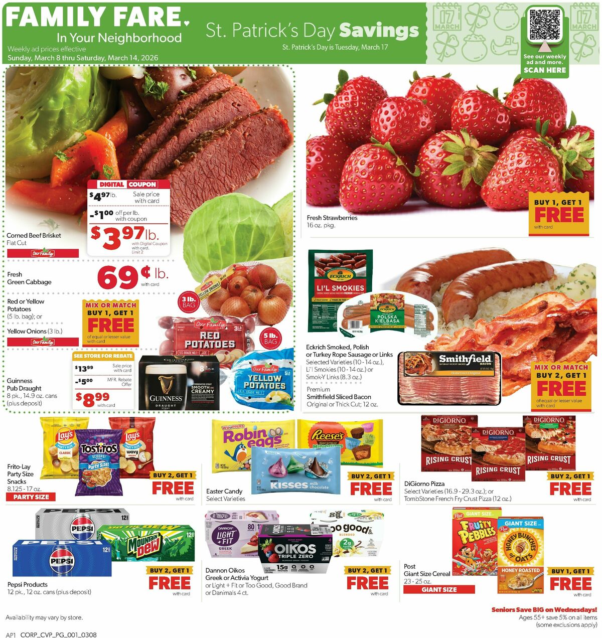 Family Fare Weekly Ad from March 8