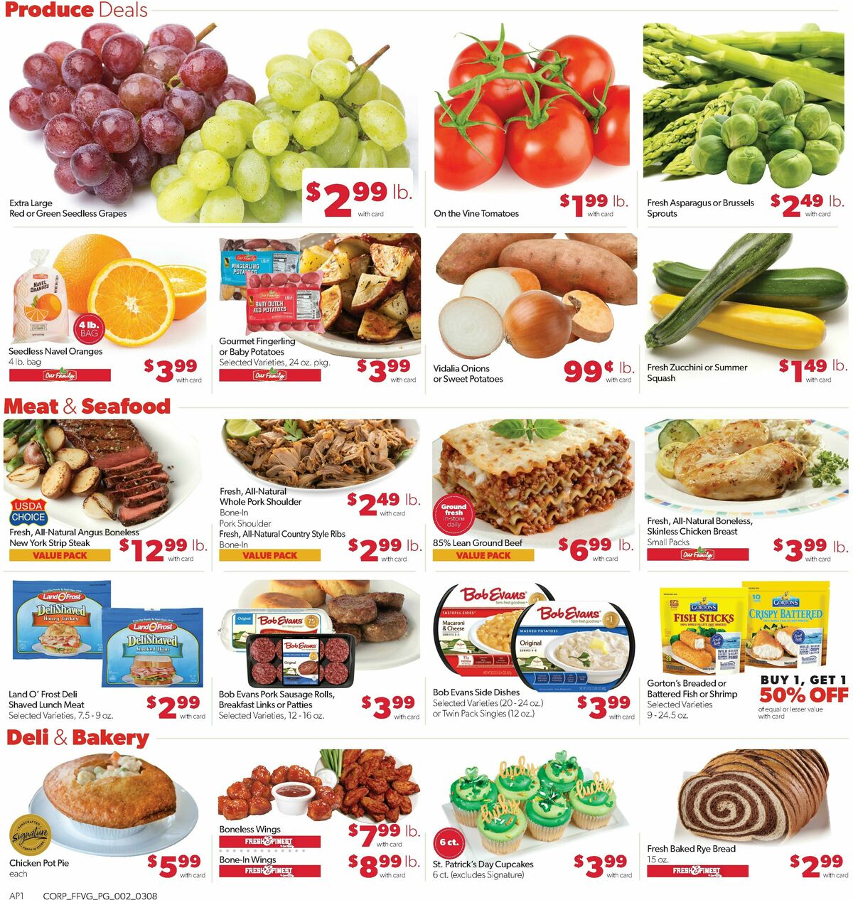 Family Fare Weekly Ad from March 8