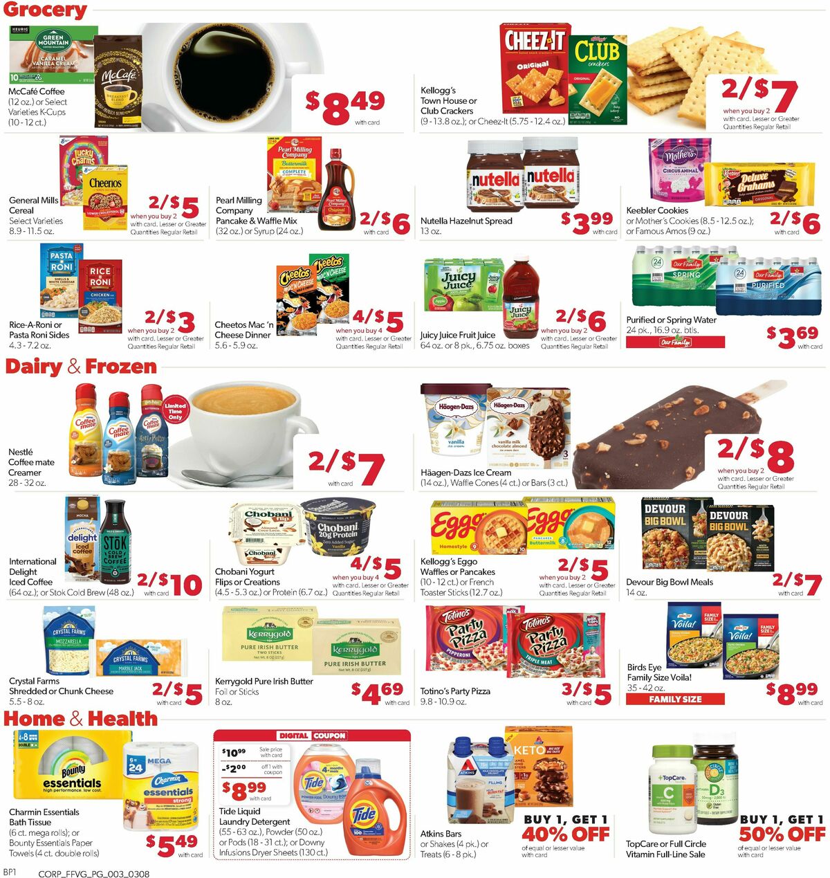 Family Fare Weekly Ad from March 8
