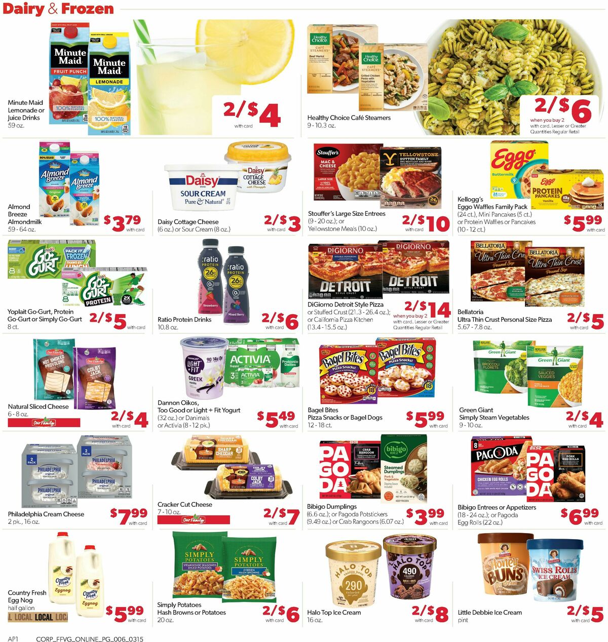 Family Fare Weekly Ad from March 15