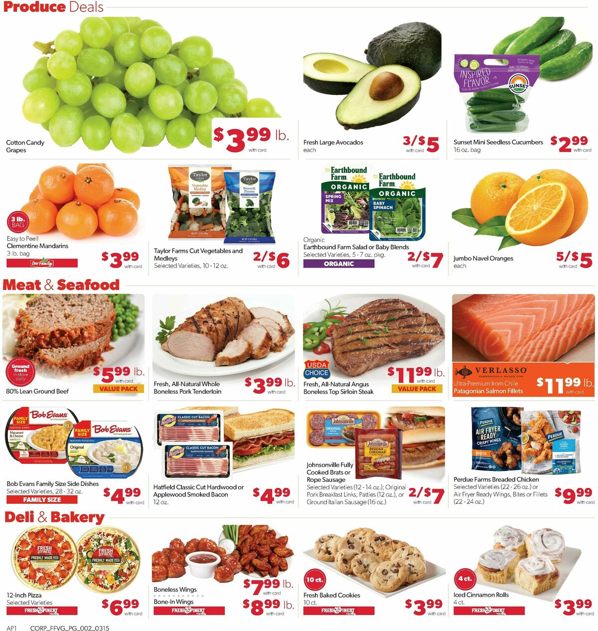 Family Fare Weekly Ad from March 15