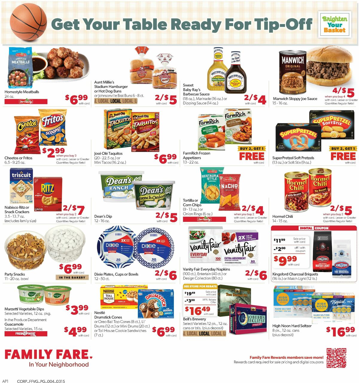 Family Fare Weekly Ad from March 15