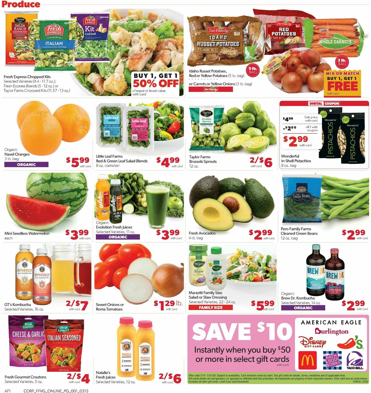 Family Fare Weekly Ad from March 15
