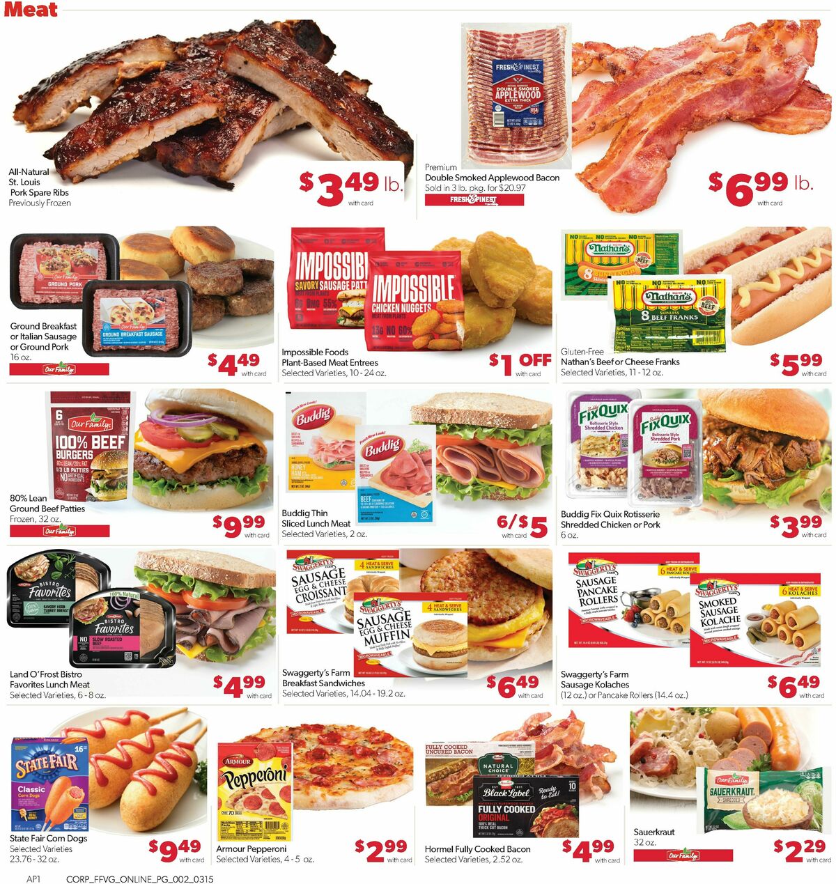 Family Fare Weekly Ad from March 15