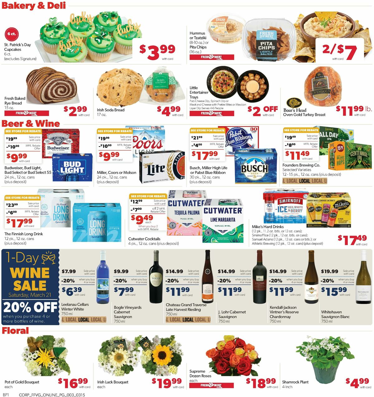 Family Fare Weekly Ad from March 15