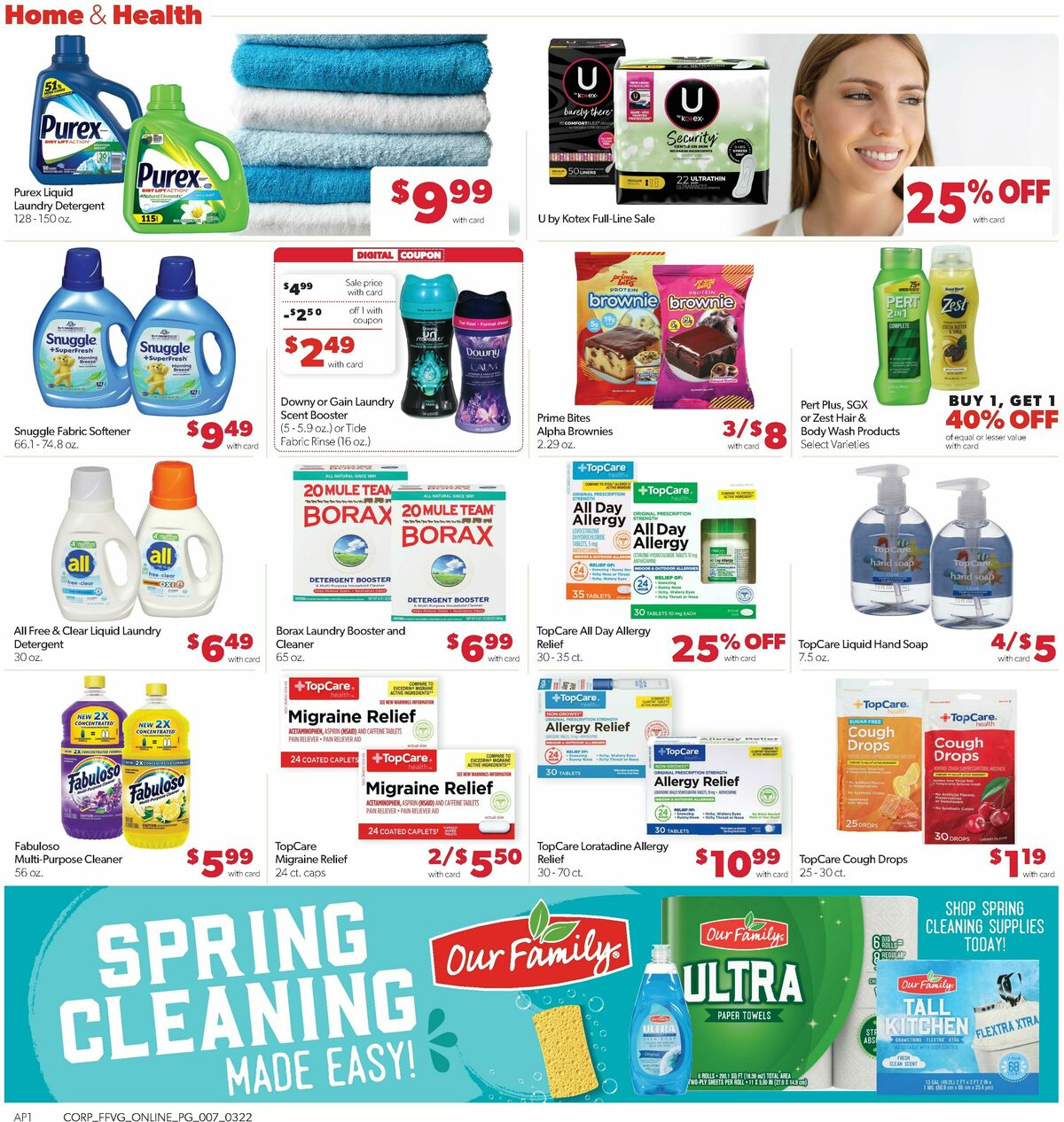 Family Fare Weekly Ad from March 22